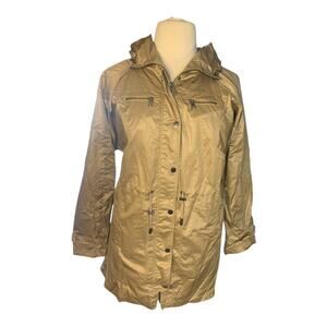 Nine West Women’s Khaki Rain Jacket XL